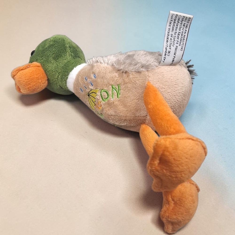 Souvies Oregon Mallard Duck Plush 2010 RGU Group Souvenir Toy Green Head Orange - Picture 9 of 10
